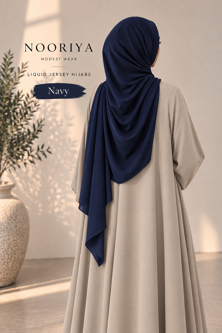 Liquid Jersey - Navy Blue