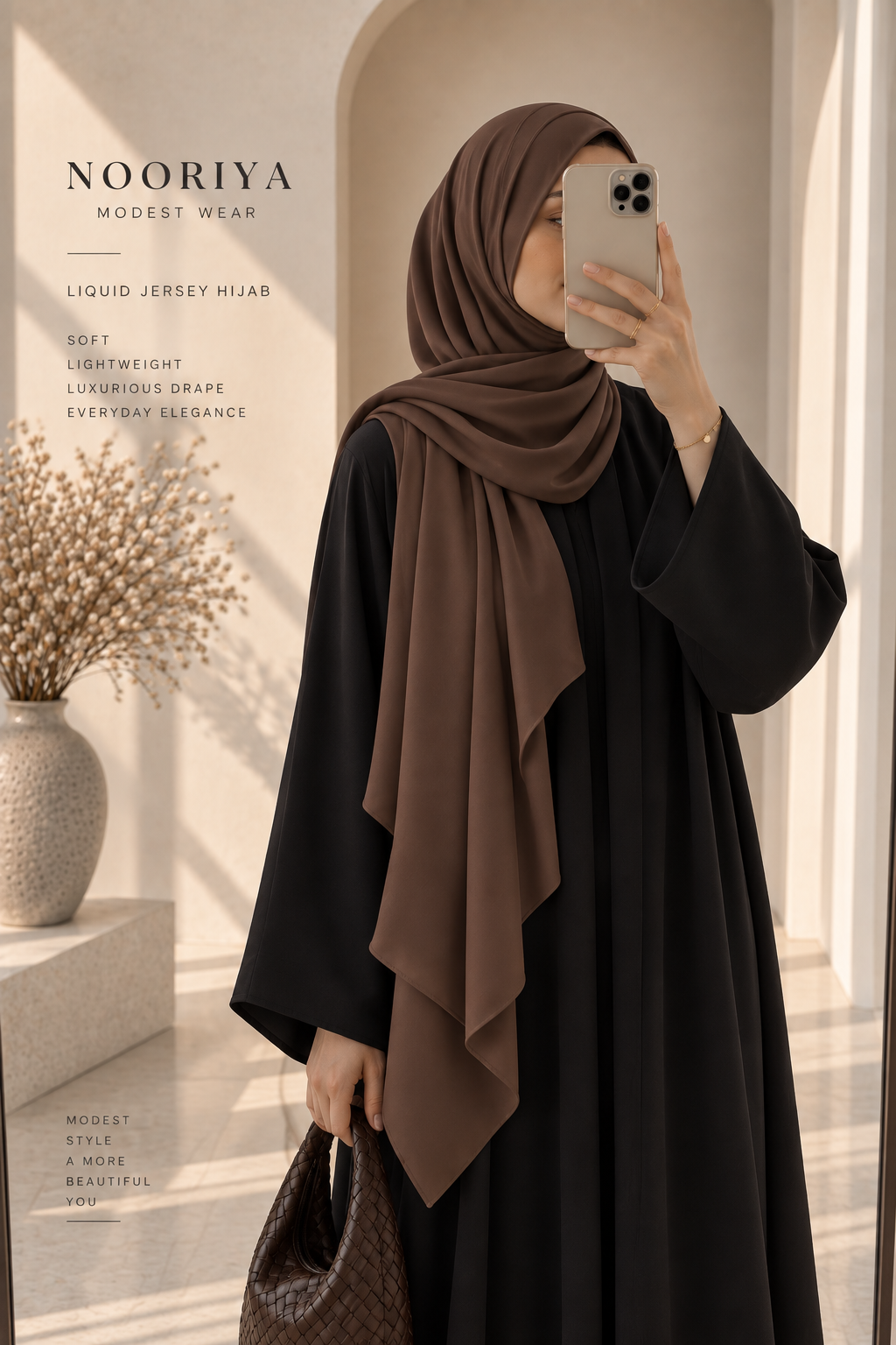Liquid Jersey - Chocolate Brown
