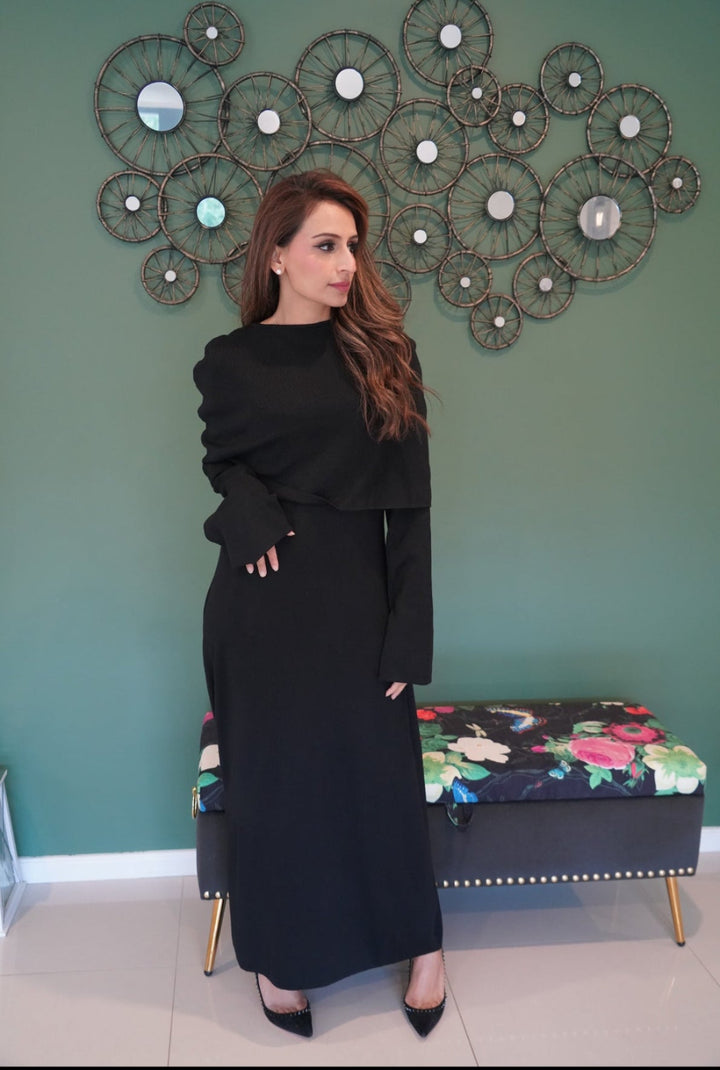 IZZA - Knitted Dress with cape