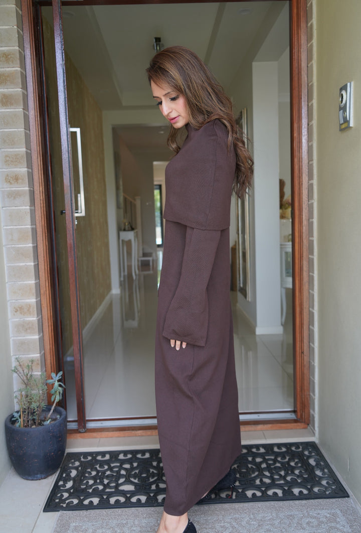 IZZA - Knitted Dress with cape