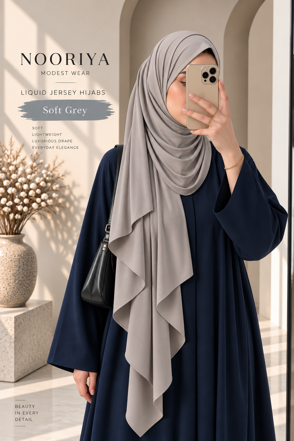 Liquid Jersey - Soft Grey