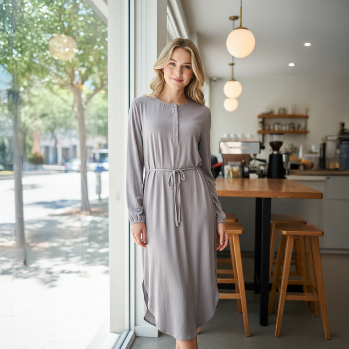 Midi Dress - Stone