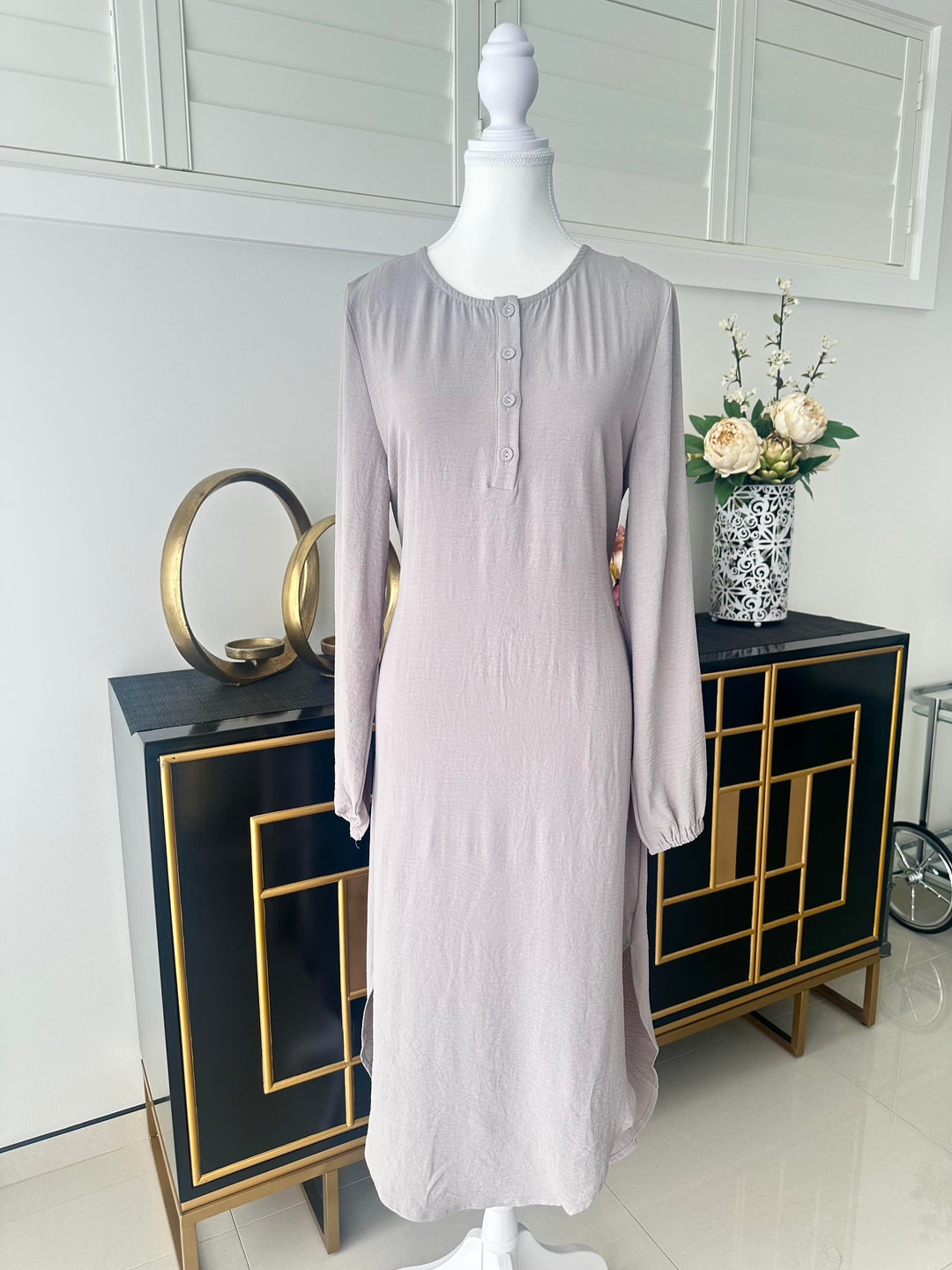 Midi Dress - Stone